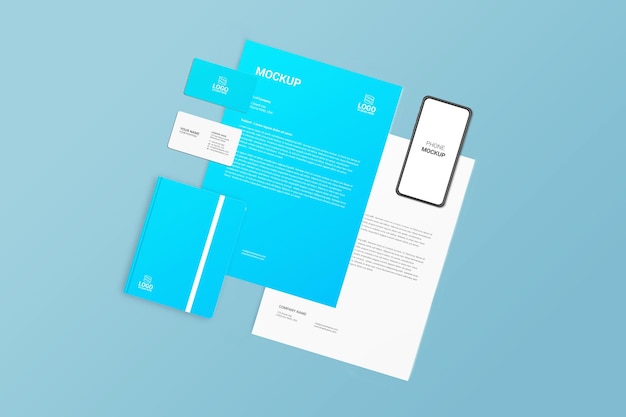 Stationary Mockup Design Template