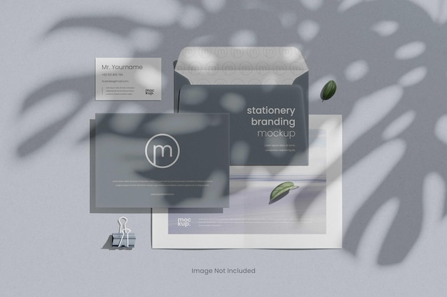 Stationery Branding Mockup Scene Creator