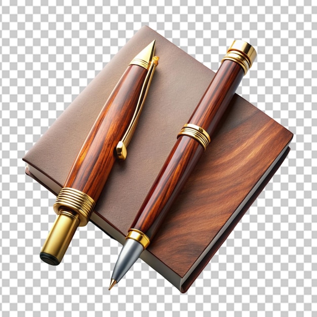 PSD stationery concept pen design transparent background