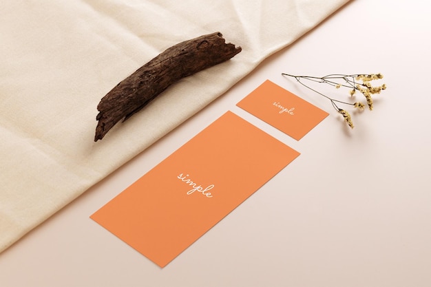 stationery mock up