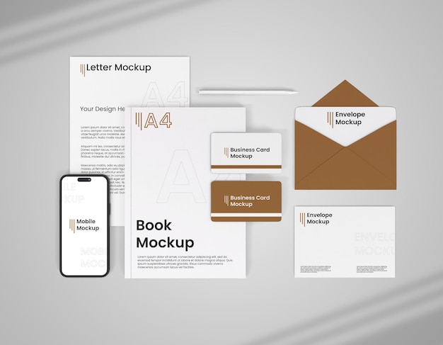 PSD stationery mockup 1