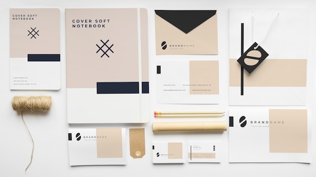 Stationery mockup of cover