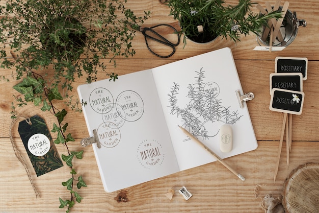 Stationery mockup