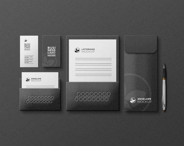 Stationery mockup