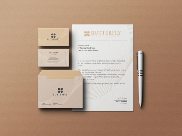 Stationery Set Mockup