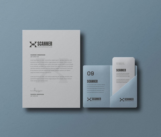 Stationery Set Mockup