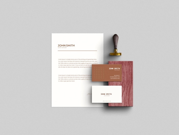 Stationery Set Mockup