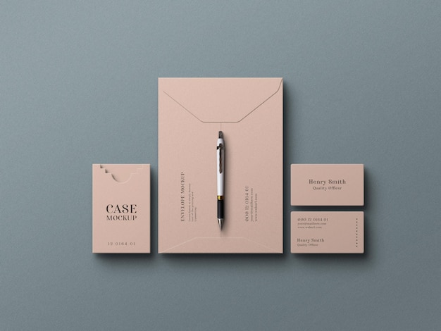 Stationery Set Mockup