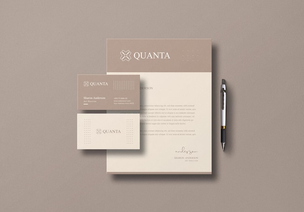 Stationery Set Mockup