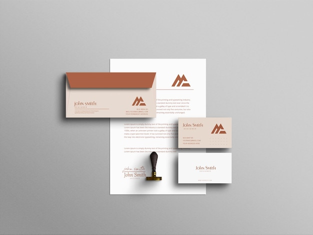 Stationery Set Mockup