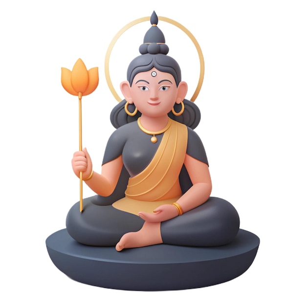 a statue of a god sitting in a lotus position