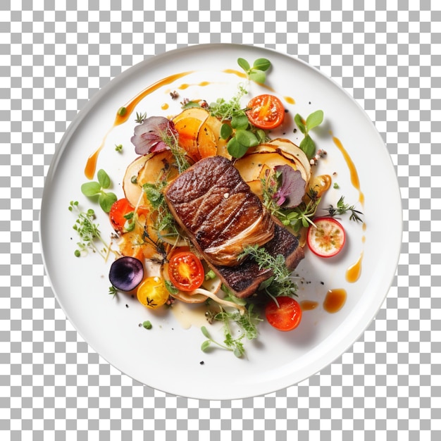 steak on transparent background