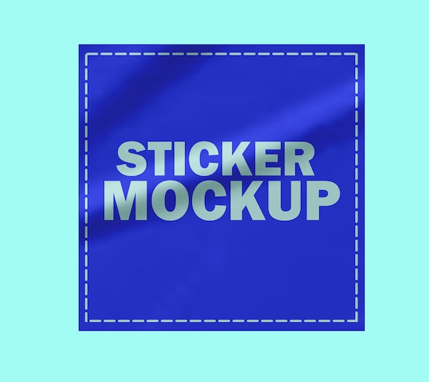 Sticker Mockup Design