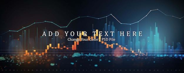 PSD stock exchange market chart stock market