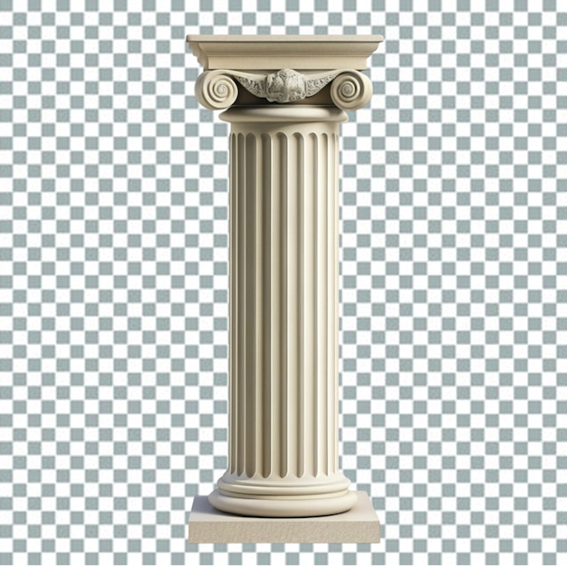 PSD stone classic greek column