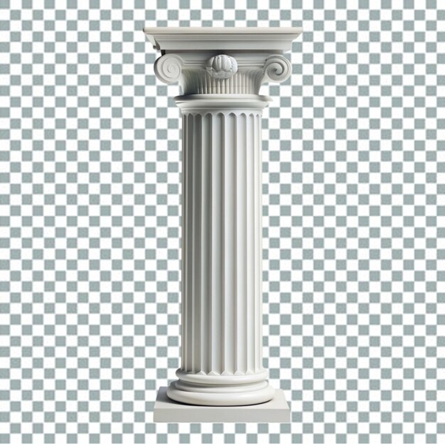 PSD stone classic greek column