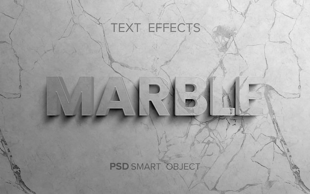 Stone structure text effect