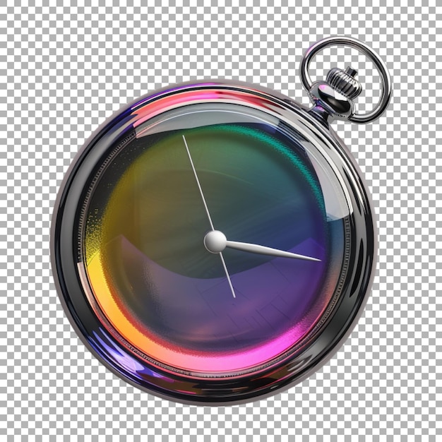 Stop Watch Clock on Transparent Background Ai Generated