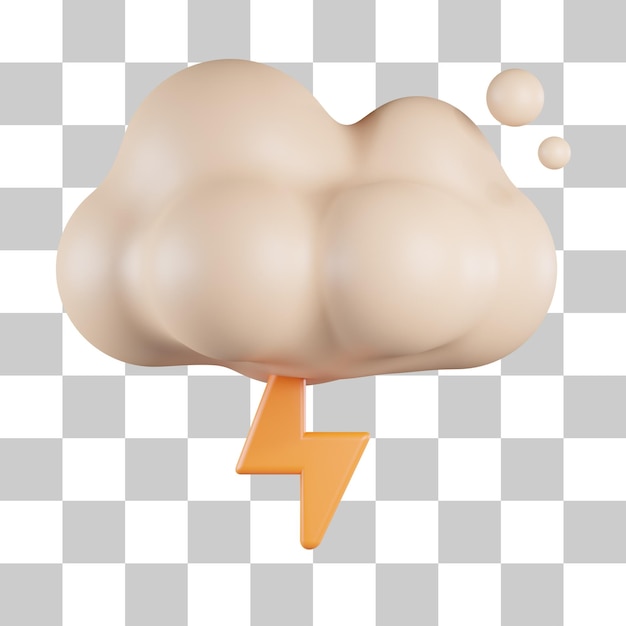 Storm 3D Icon