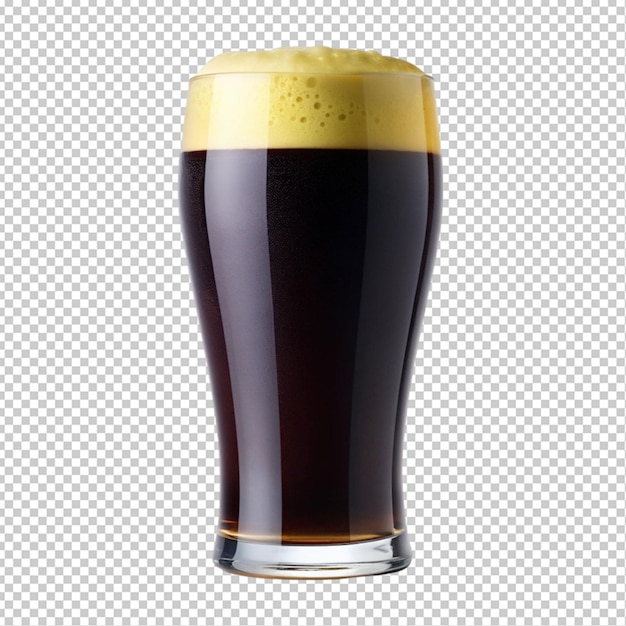 PSD stout glass transparent background