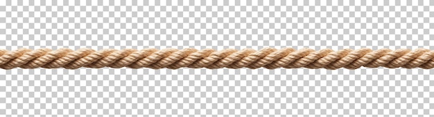 Straight rope isolated on transparent background png psd