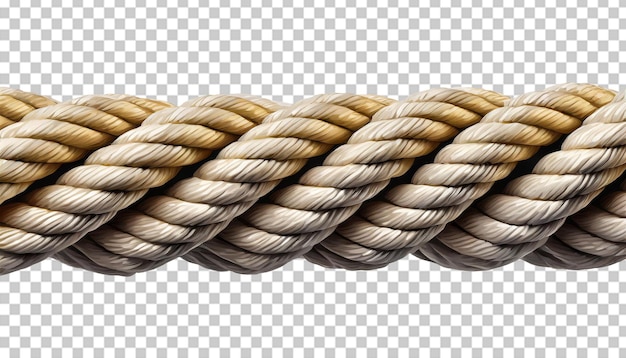 Straight rope Isolated on Transparent Background