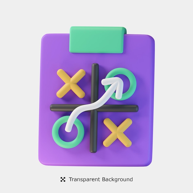 Strategy 3d Icon Illustration