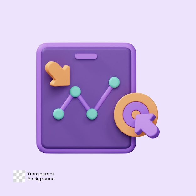 Strategy business 3D Icon design