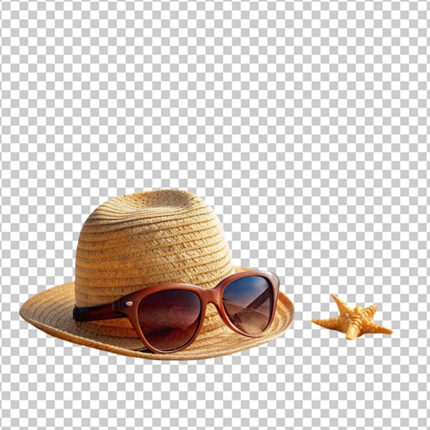 PSD straw hat transparent background