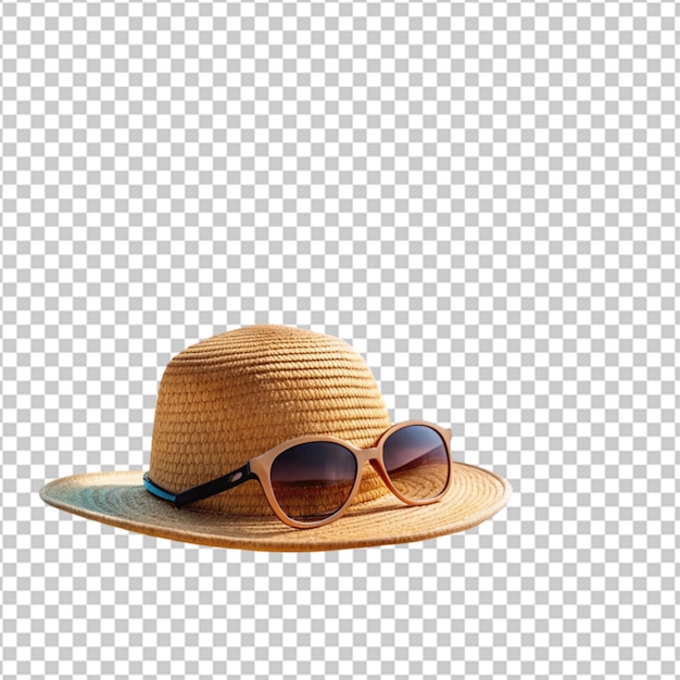 PSD straw hat transparent background