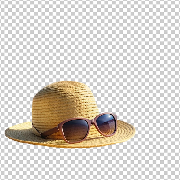 PSD straw hat transparent background