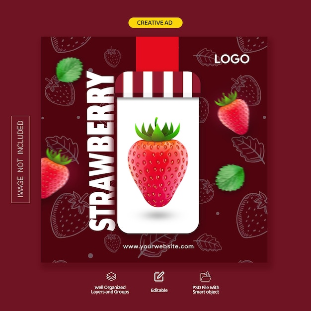 Strawberry Creative ad