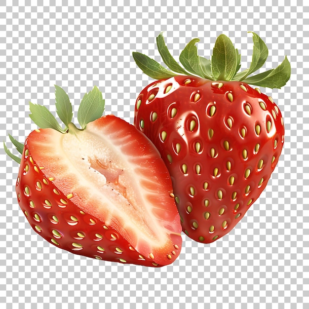 Strawberry Fruit png isolated on transparent background