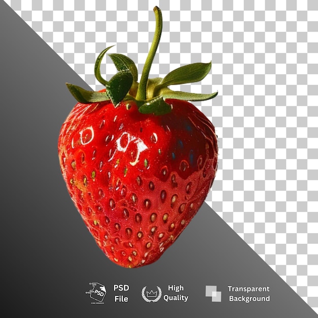 Strawberry isolated on transparent background