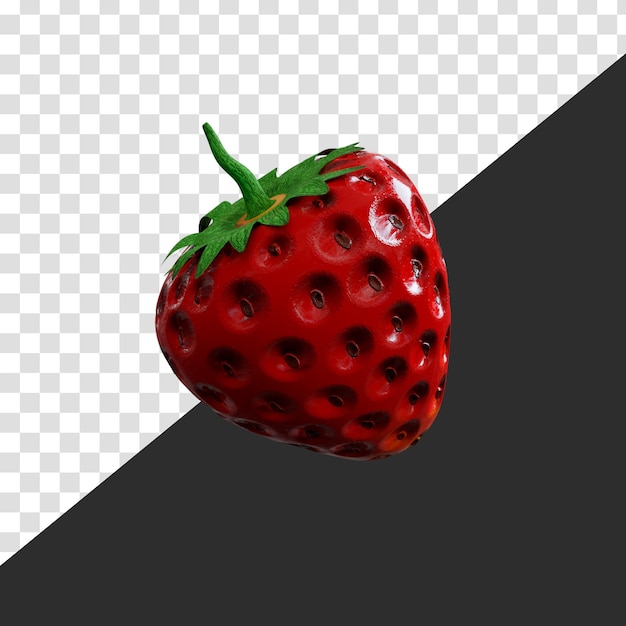 Strawberry isolated on white background Clipping Path