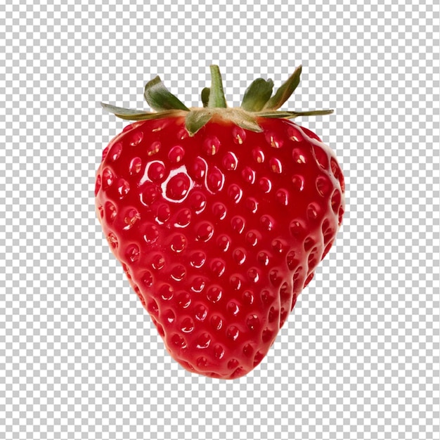 a strawberry with a large letter c on it