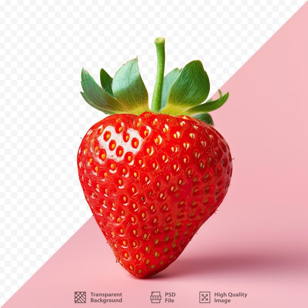 a strawberry with the number 8 on it