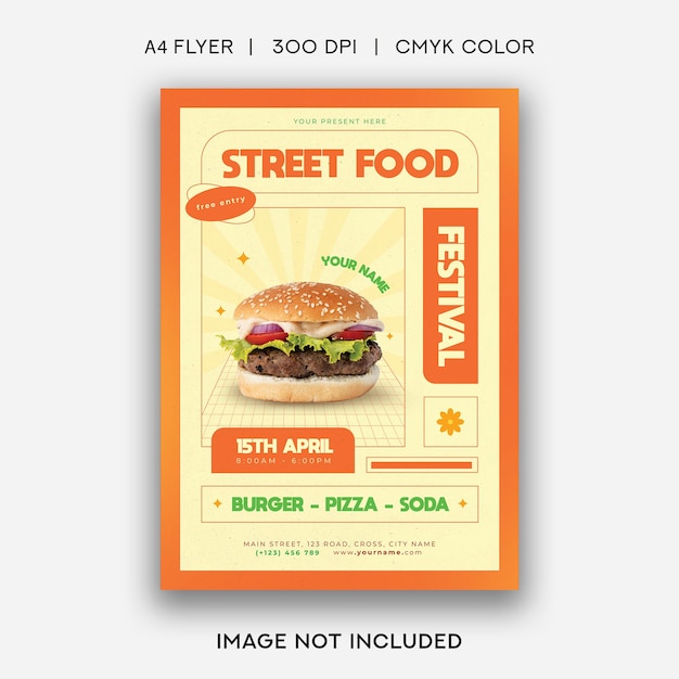 Street Food Festival Flyer