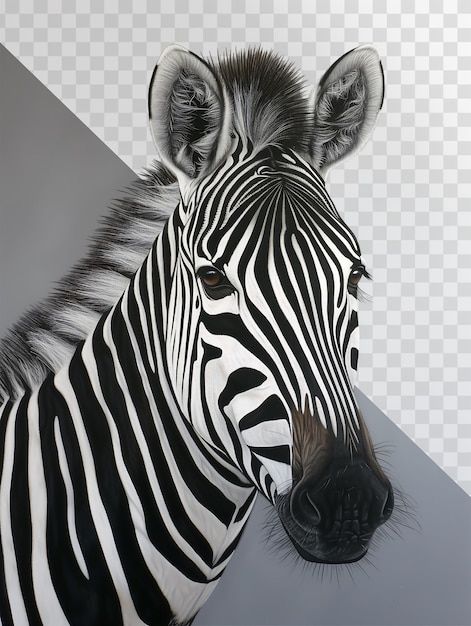 PSD striped beauty in close up zebras captivating gaze