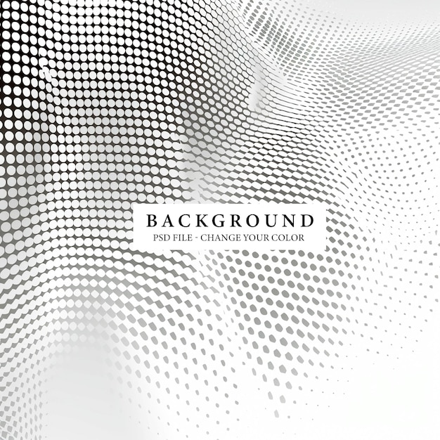 Stylish Black and White Dotted Background for Creative Projects