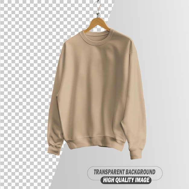 PSD stylish hoodie on transparent background psd file