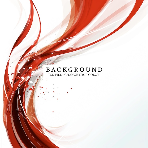 Stylish Red and White Linear Abstract Background