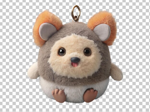 PSD stylish whack a mole plush keychain