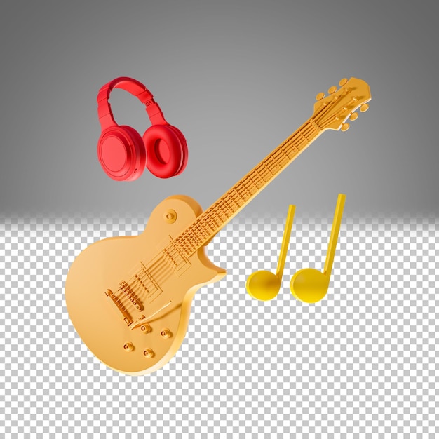 Stylized music icons