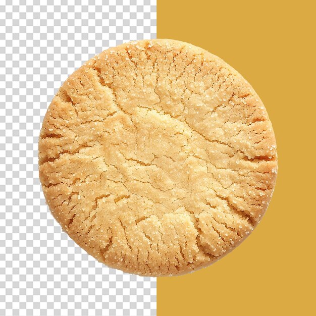 PSD sugar cookie isolated on a transparent background