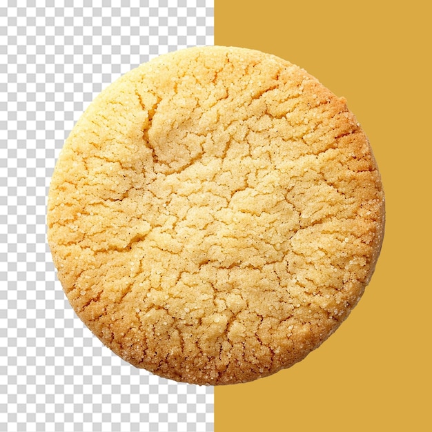 PSD sugar cookie isolated on a transparent background