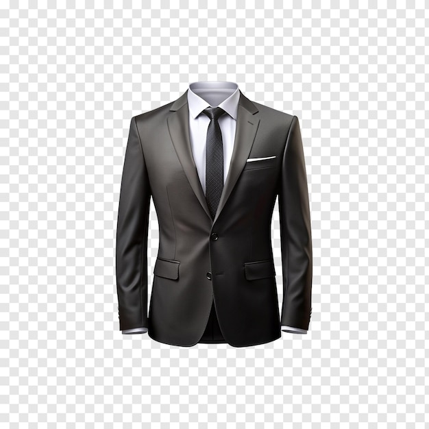 a suit with a tie on it is shown