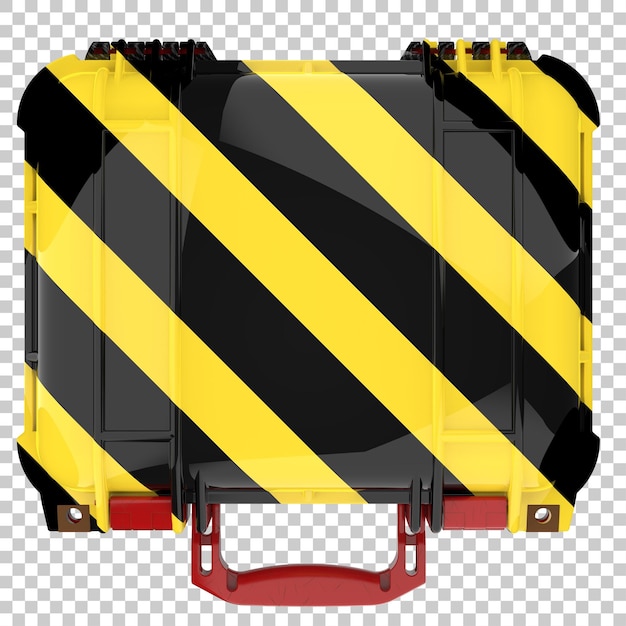 Suitcase isolated on transparent background 3d rendering illustration