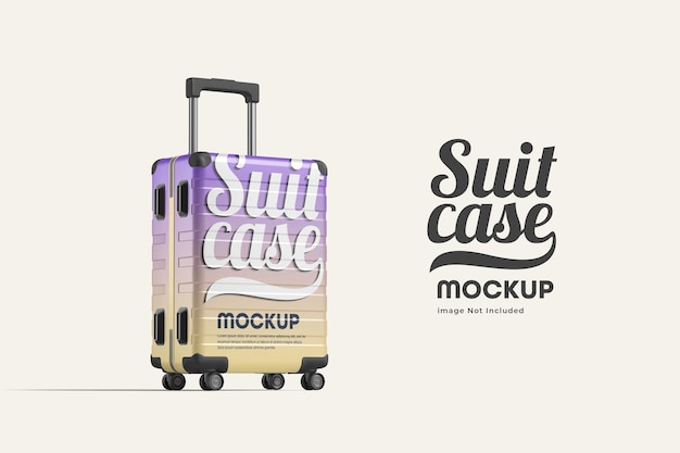 Suitcase or Luggage Mockup Premium PSD