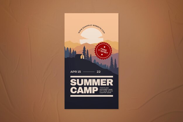 Summer Camp Instagram Story